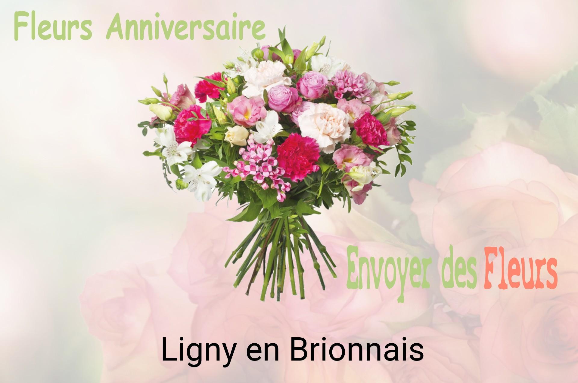 Bouquet de fleurs d’anniversaire livré à Ligny-en-Brionnais